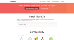 Desktop Screenshot of nodegit.org
